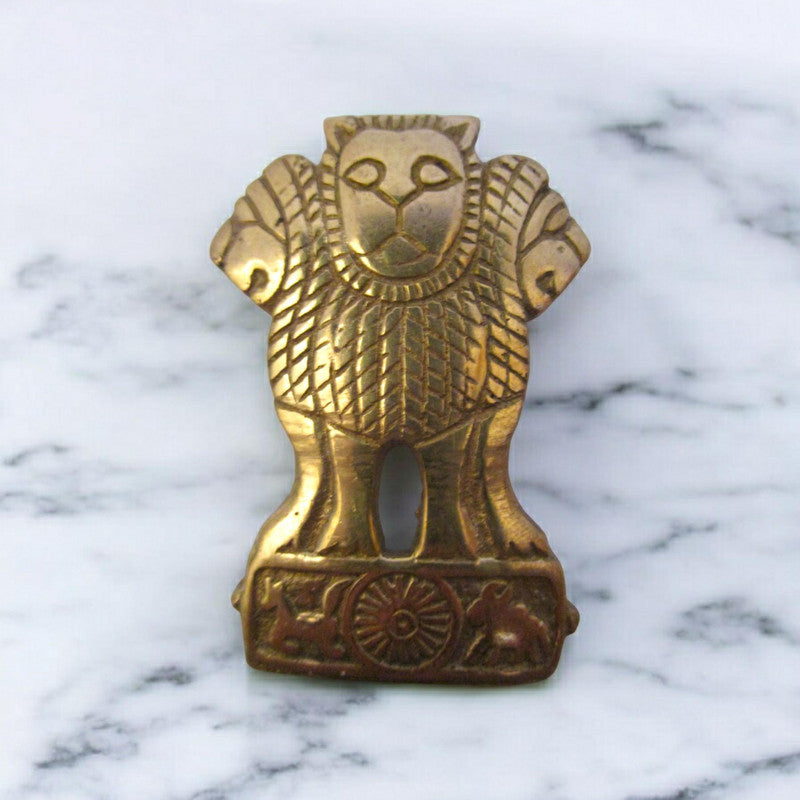 SATYAMEV JAYETE Indian Police Military Navy Air Force CAST Safe Plaque Plate Crests Badge (670)