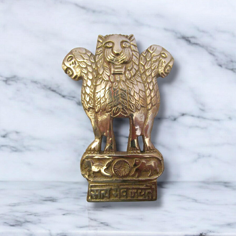 SATYAMEV JAYETE Indian Police Military Navy Air Force CAST Safe Plaque Plate Crests Badge (693)