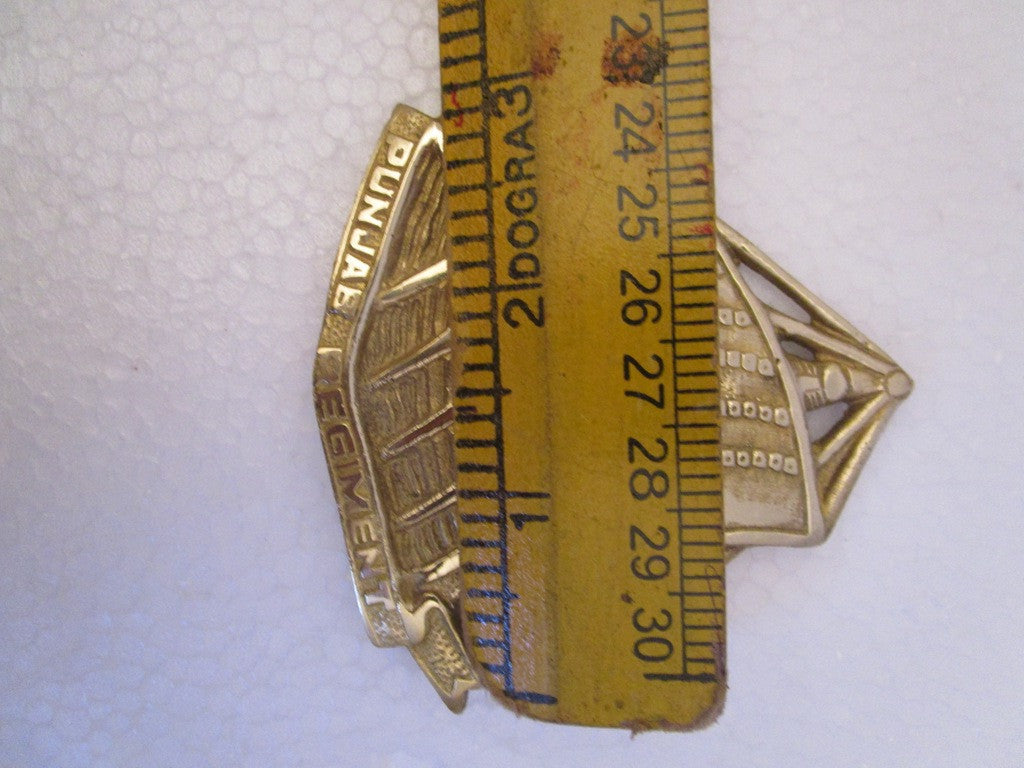 PUNJAB REGIMENT Indian Police Military Navy Air Force CAST Safe Plaque Plate Crests Badge (698)