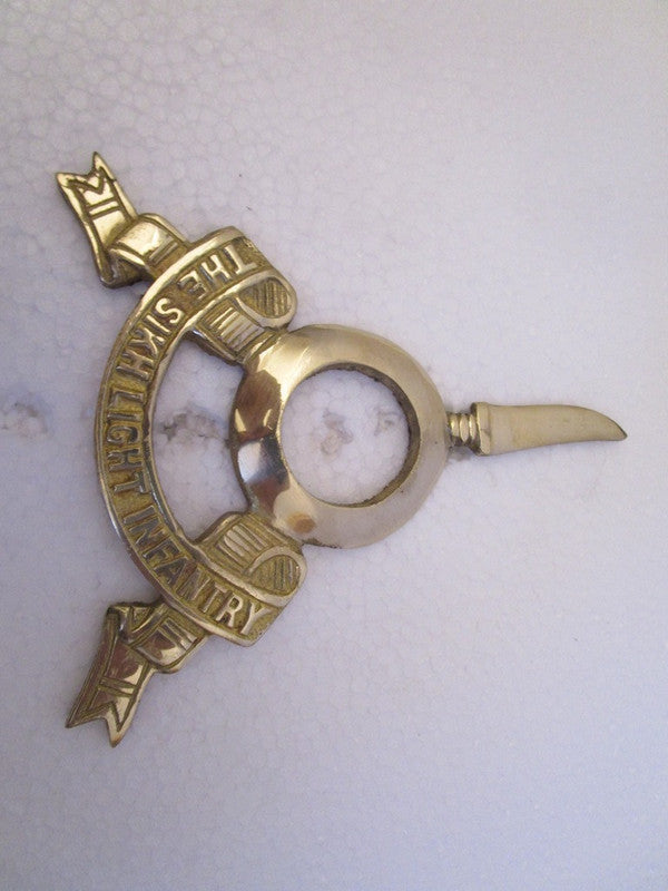 THE SHIKH LIGHT INFANTRY Indian Police Military Navy Air Force CAST Safe Plaque Plate Crests Badge (718)