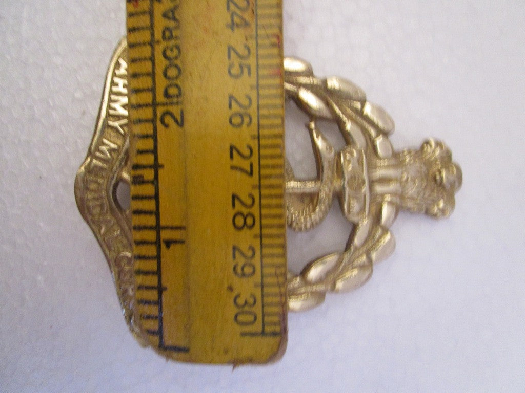 ARMY MEDICAL CORPS Indian Police Military Navy Air Force CAST Safe Plaque Plate Crests Badge (736)