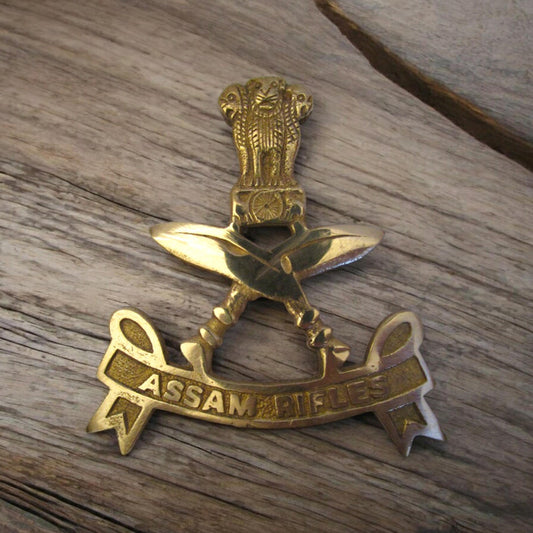 ASSAM RIFLES Indian Police Military Navy Air Force CAST Safe Plaque Plate Crests Badge (750)