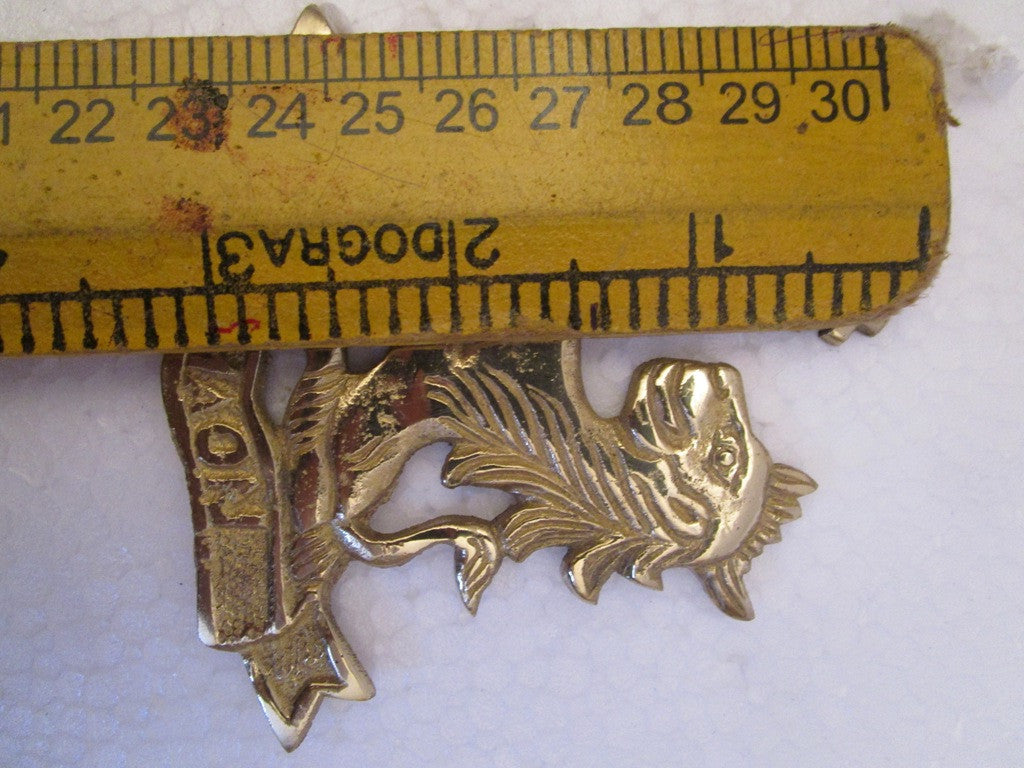 KUMAON Indian Police Military Navy Air Force CAST Safe Plaque Plate Crests Badge (761)