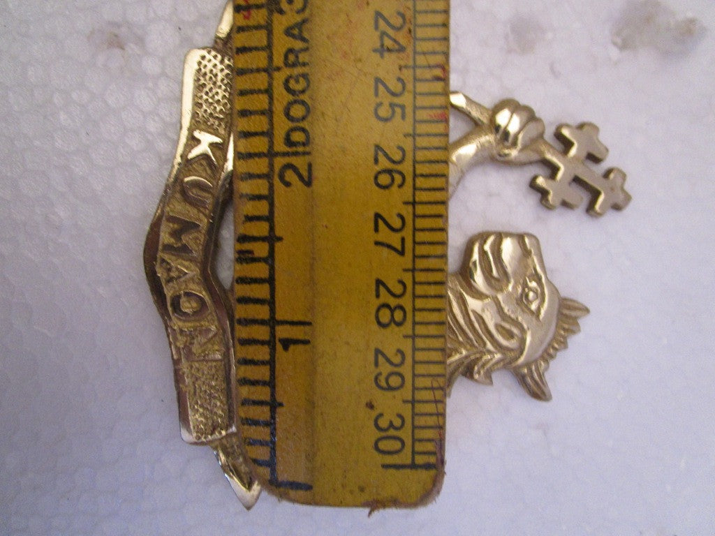 KUMAON Indian Police Military Navy Air Force CAST Safe Plaque Plate Crests Badge (761)