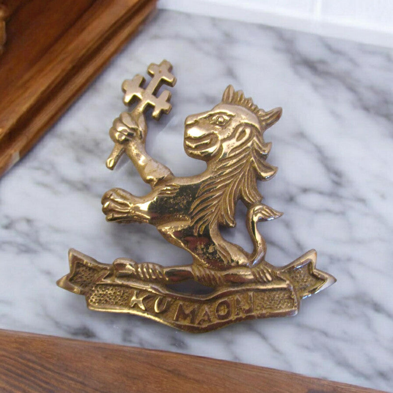 KUMAON Indian Police Military Navy Air Force CAST Safe Plaque Plate Crests Badge (761)