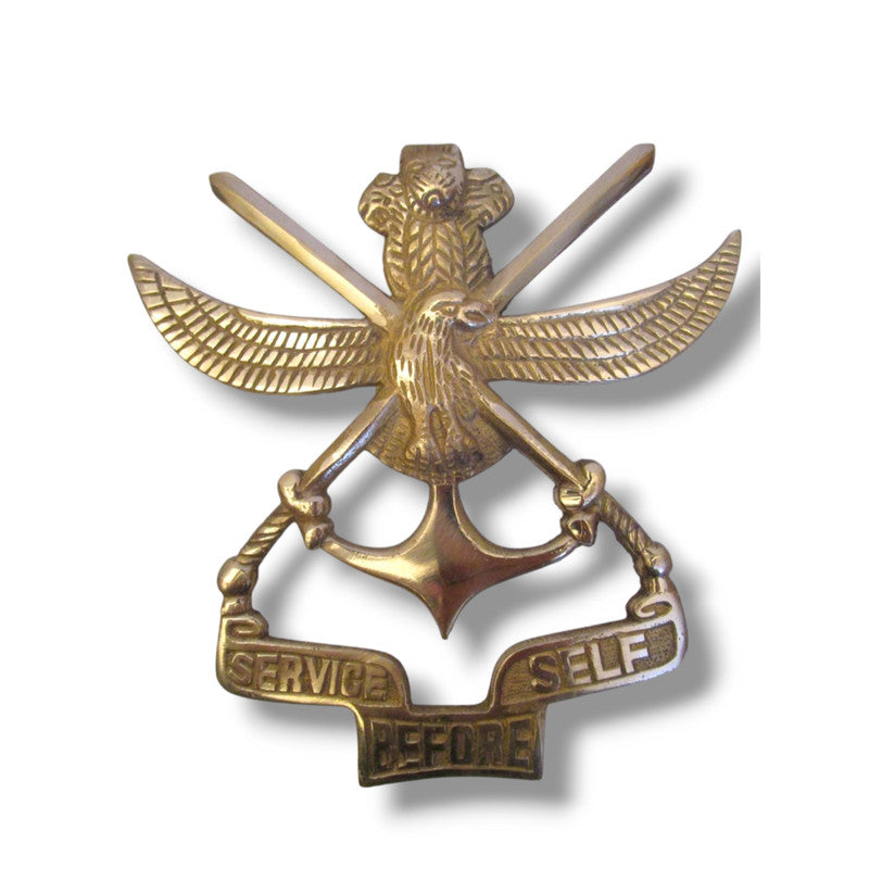 SERVICES BEFORE SELF Indian Police Military Navy Air Force CAST Safe Plaque Plate Crests Badge (783)