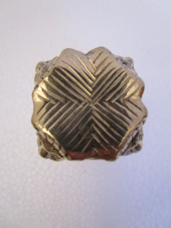 3" Brass Ashoka Stambh Emblem India Ashok Stambh Sculpture Home Office Desk (801)