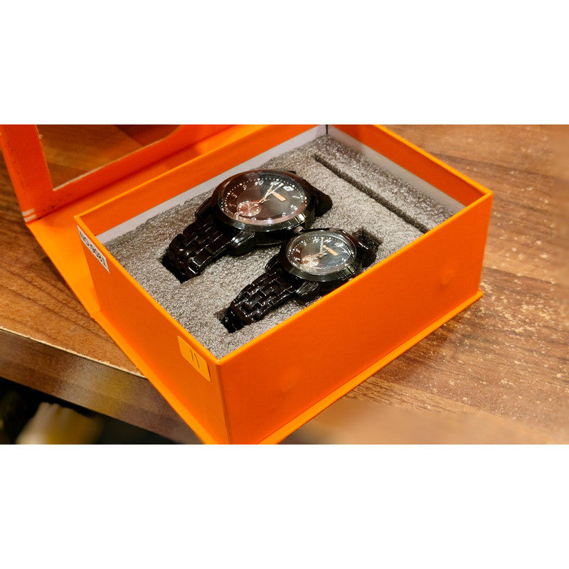 Executive Class Luxuries FASHION COUPLE Wrist Watches FOR Lovely Couple (9080)