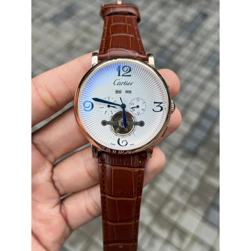 CARTIER First Copy AutomaticWrist Watch for Men Exclusive Collection (9159)