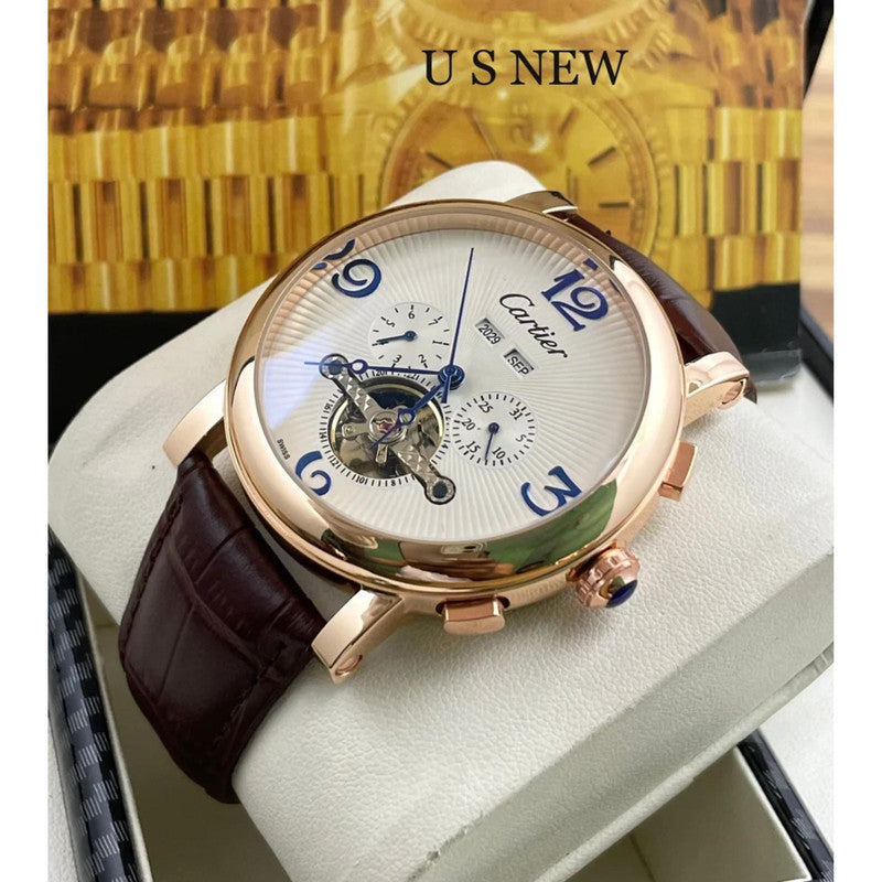 CARTIER First Copy AutomaticWrist Watch for Men Exclusive Collection (9159)