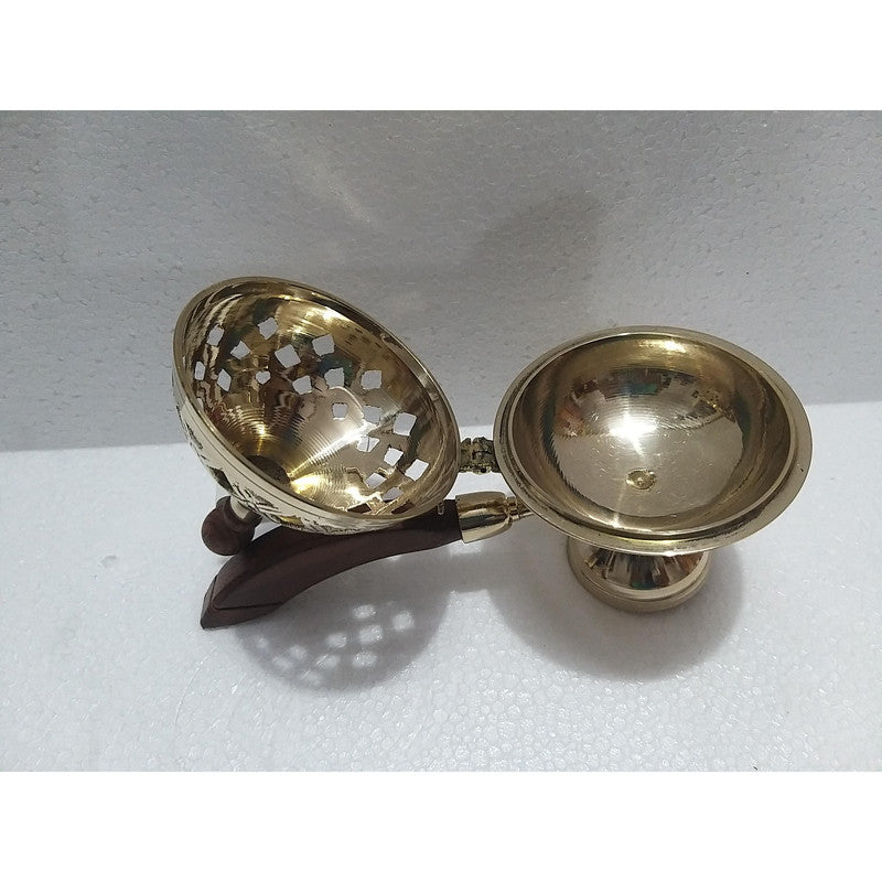 Traditional Divine Dhup Dhoop Dani | Bakhoor Holder | For Home Fragrance and Decor (1858)
