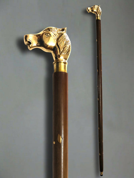 Horse Face Royal Style Walking Stick (1881)