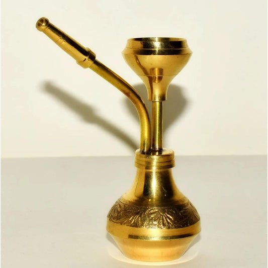 Brass Miniature Mini Water Smoking Hukkah Pipe Hookah for Home Decor (2026)
