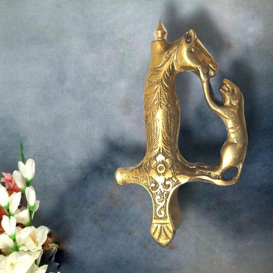 Royal Style Brass Sword Handle (2084)