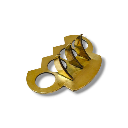 UNIQUE ITEM - Indian Hand BRASS Bagh Nakh Tiger Claw With KNUCKLE Punch (89)
