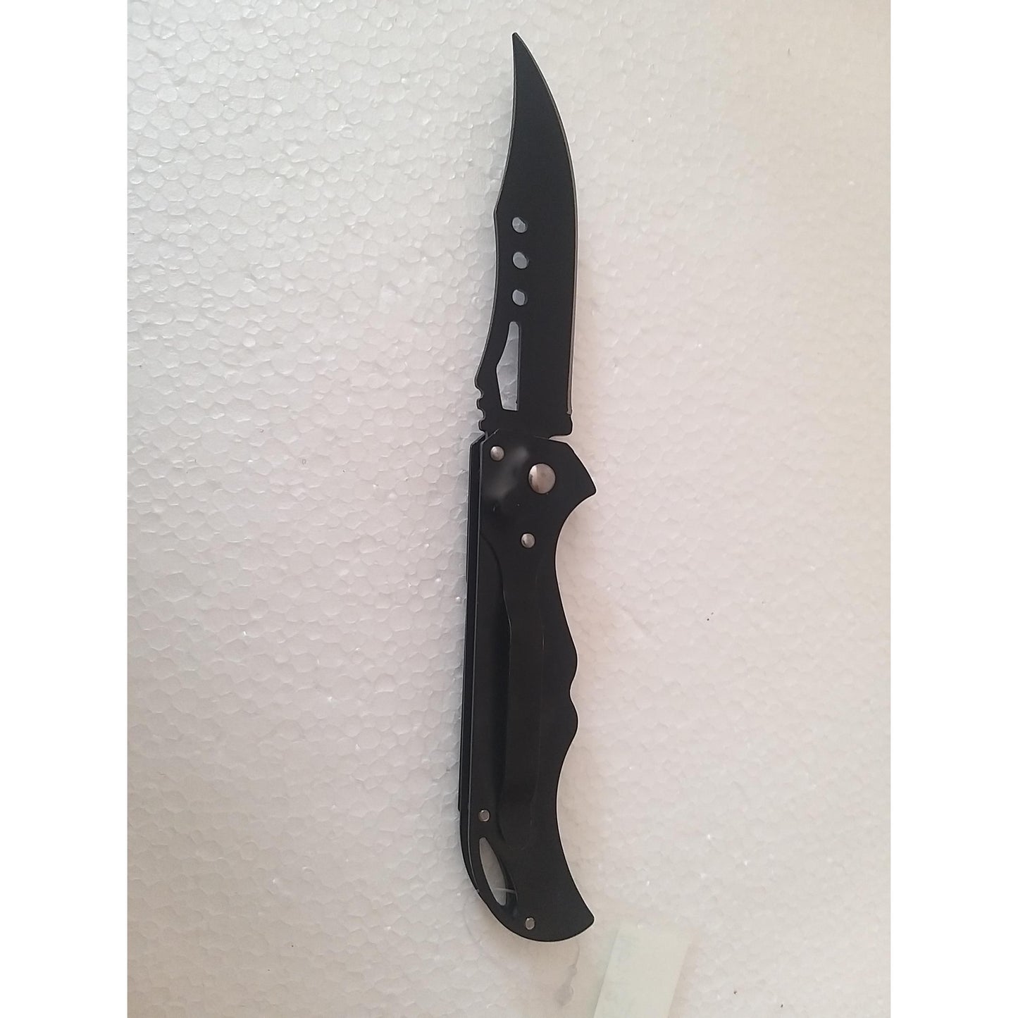821 Black Foldable Camping, chefs Knife for vegetable cutting   (1337)