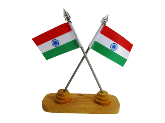 Indian NATIONAL FLAG Stand - Bharat- Republic of INDIA (1498) 