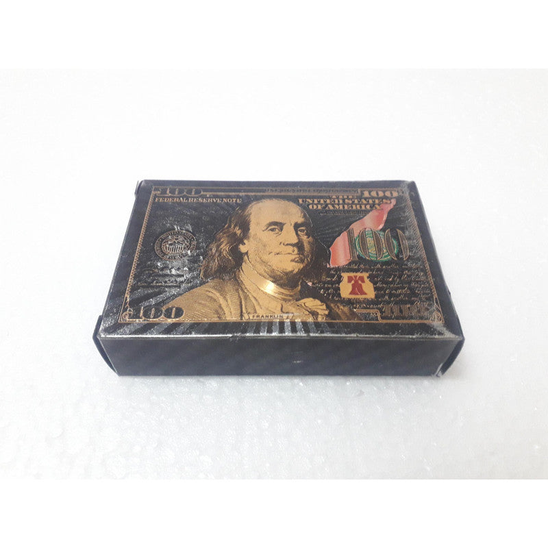 Playing Cards Black Dollar Design -52 Cards in Box - Best Quality (168)