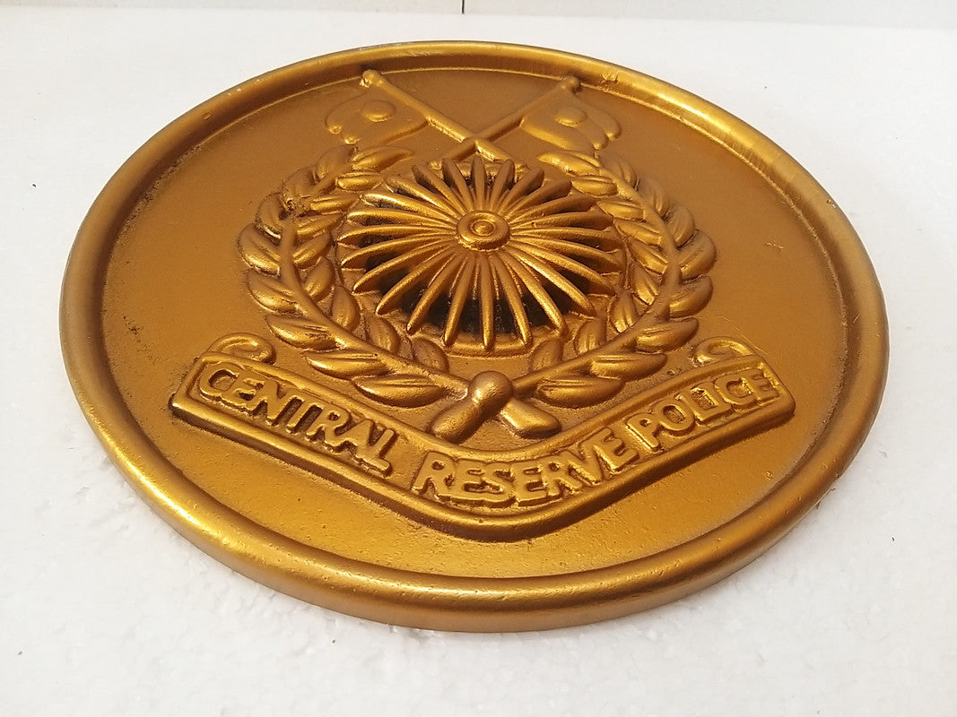 CENTRAL RESERVE FORCE CRPF Crests Plaque Badge - 12" -  - 3D - Indian Armed Forces (178)