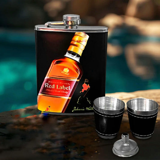 Red Label Wine Flask Set Best Collection (202)
