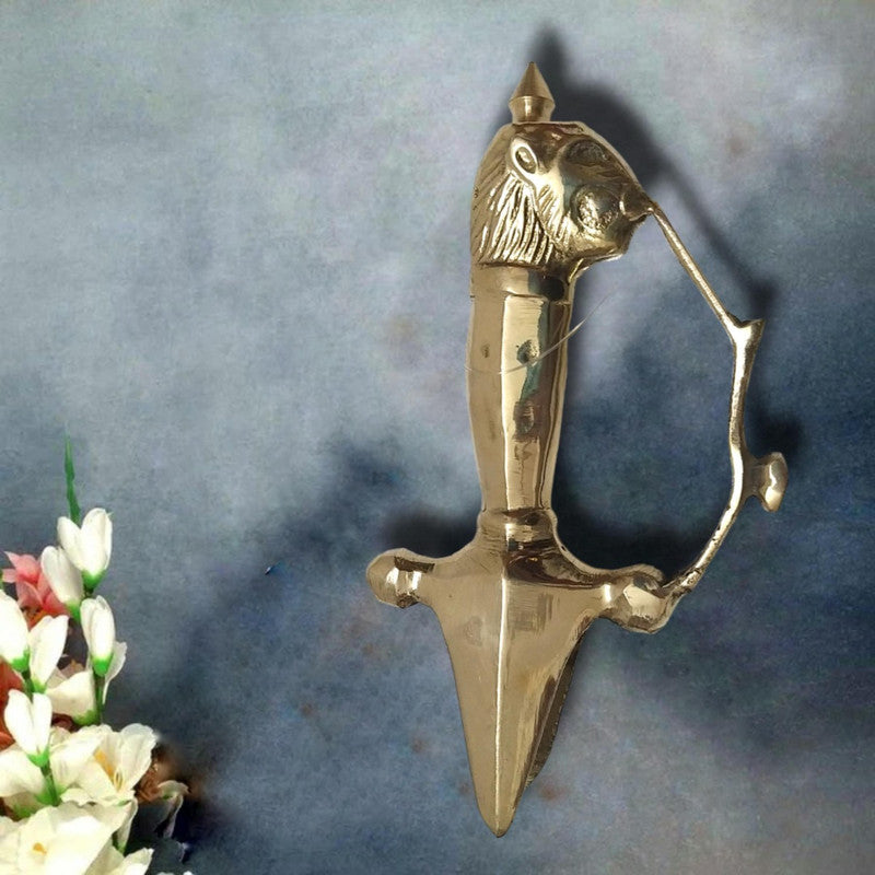 Royal Style Brass Sword Handle (2078) โ BrassBlessing
