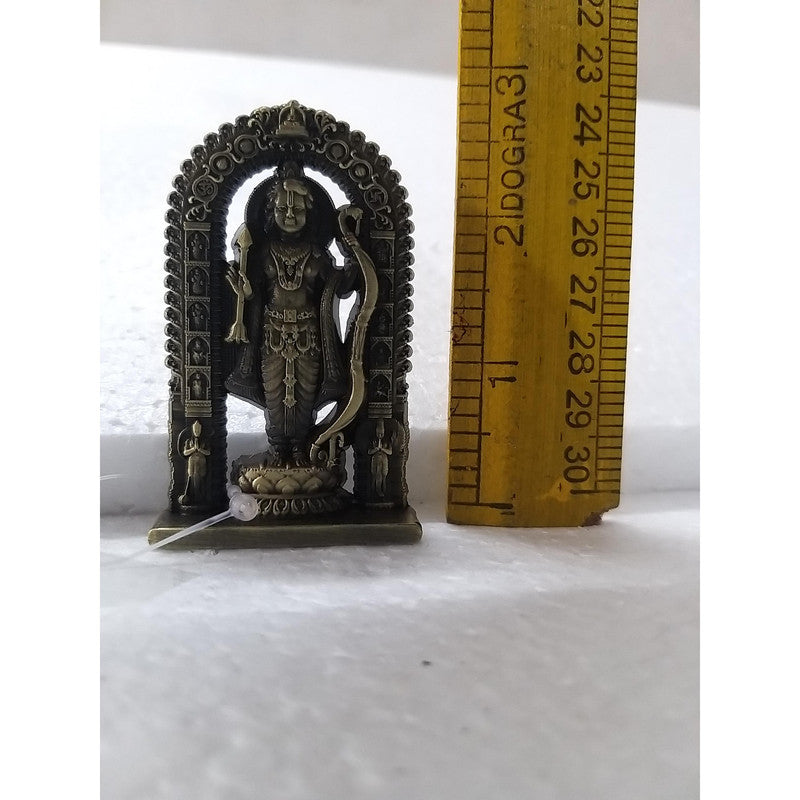 RAM Original Ram Lalla Idol Murti Lalla Statue Metal For Puja Decorative Showpiece | Gold Finished (2436)
