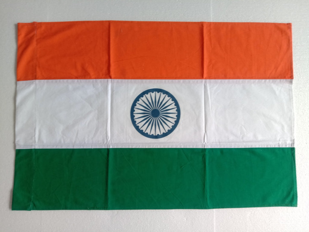Hindustan Bharat India National Flag - Indepence Day - Cotton  - 3 x 2 Feet  (2536)