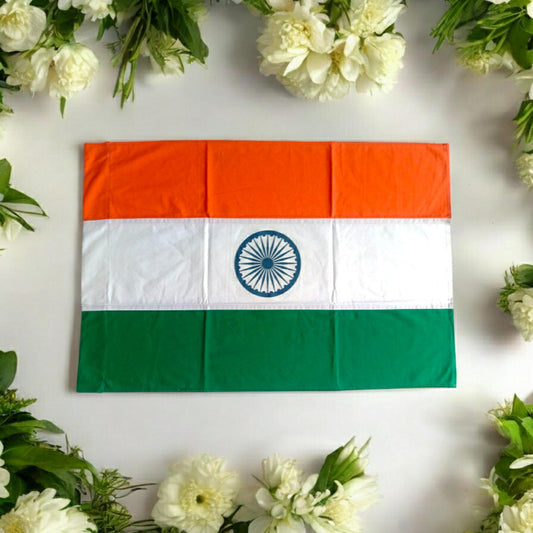 Indian NATIOINAL FLAG - Cotton- India - 3 x 2 Feet (2536)