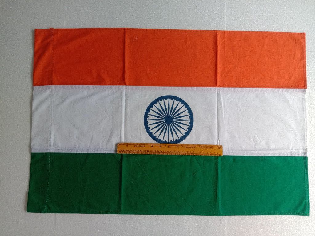 Hindustan Bharat India National Flag - Indepence Day - Cotton  - 3 x 2 Feet  (2536)