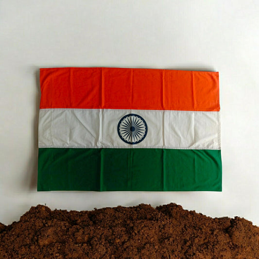 Indian NATIOINAL FLAG - Cotton- India - 4 x 3 Feet (2539)