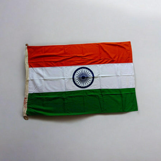 BIS Approved Nationl Flag of India - Made of KHADI -  52 x 36 Inches  (2602)