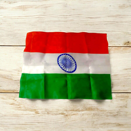 Pack of 10 pieces Indian NATIOINAL FLAG - POLYSTER- India - 19 x 15 Inches (3406)