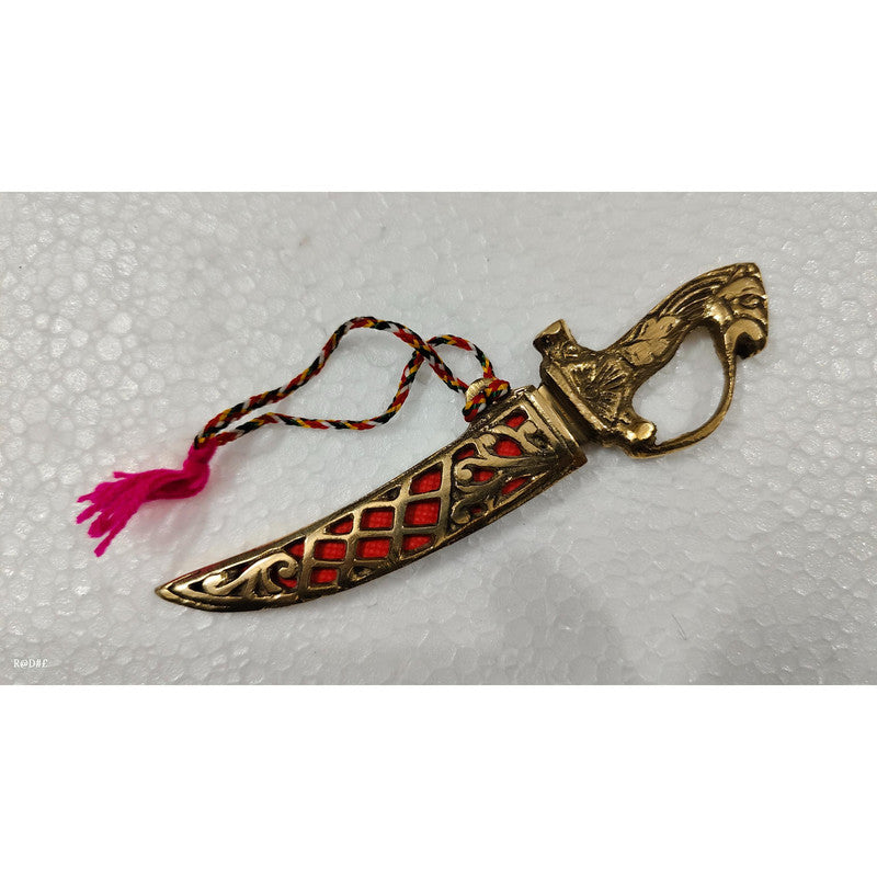 Brass Princely Small Traditional Katar For Wedding (3492)