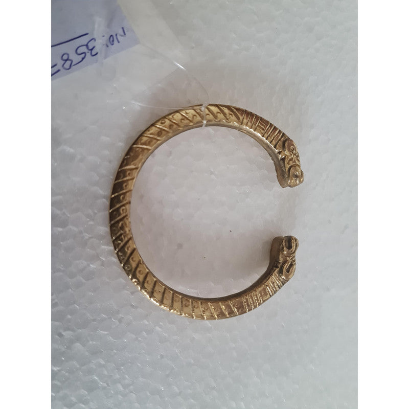 Gold Plated Brass Bangle Cuff Kada for Men (3587)