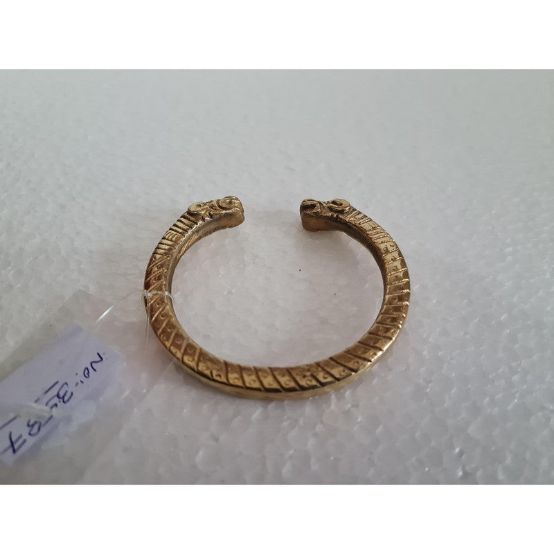 Gold Plated Brass Bangle Cuff Kada for Men (3587)