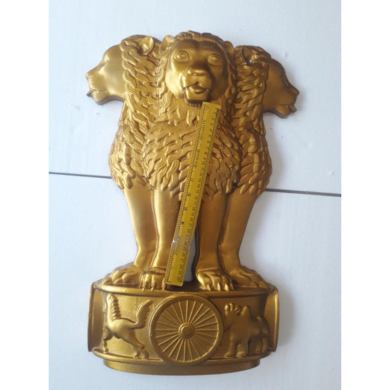 2 Feet LARGE Republic of INDIA Coat Of Arms Plaque - NATIONAL Emblem Ashok STAMBH (3781)