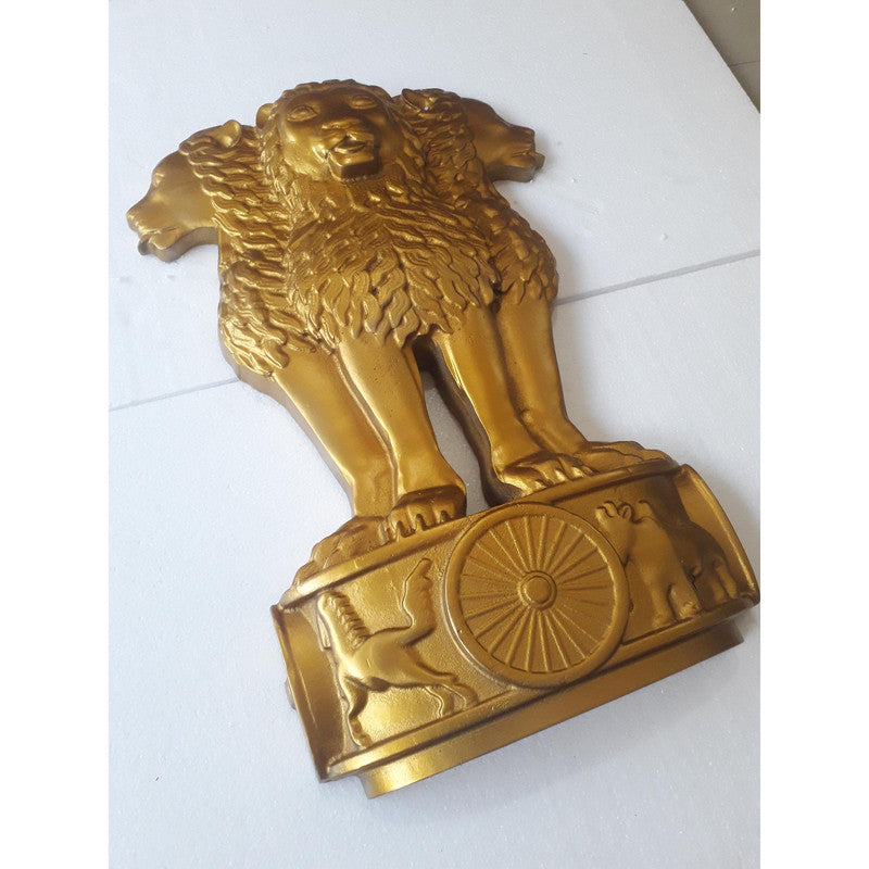 2 Feet LARGE Republic of INDIA Coat Of Arms Plaque - NATIONAL Emblem Ashok STAMBH (3781)