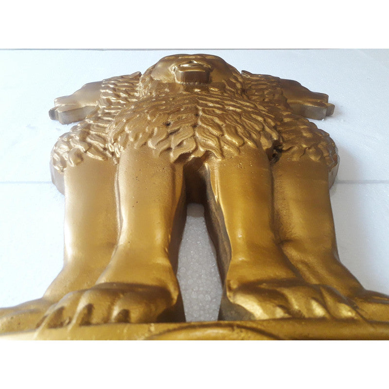 2 Feet LARGE Republic of INDIA Coat Of Arms Plaque - NATIONAL Emblem Ashok STAMBH (3781)