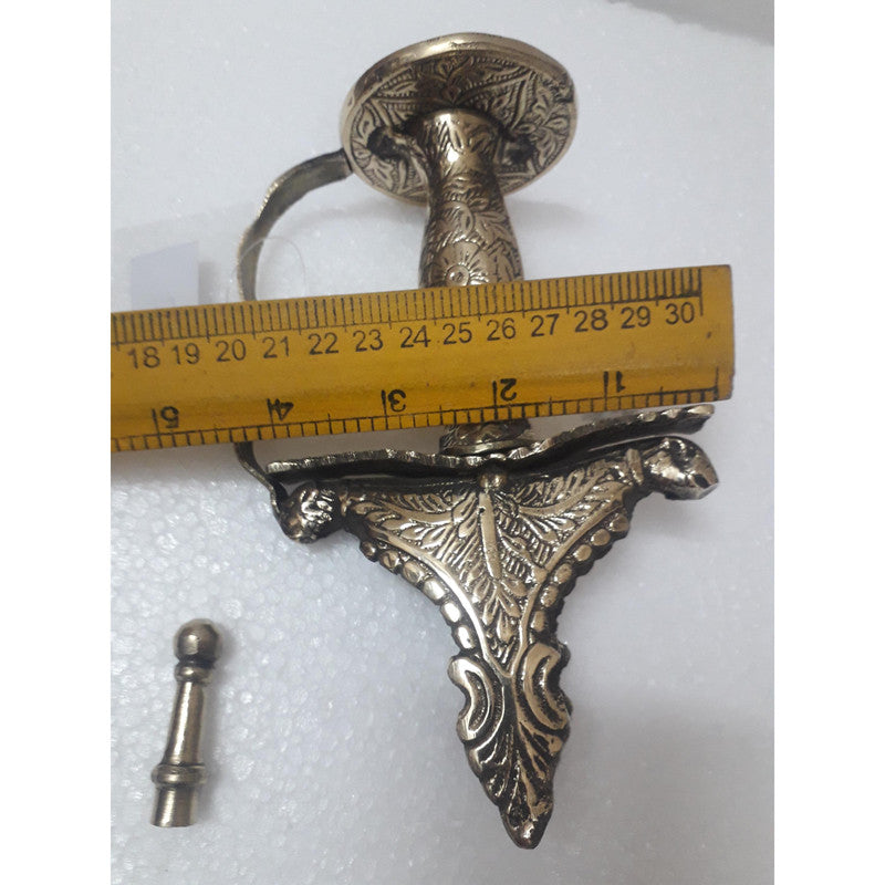 Royal Rajputana State Brass Sword Handle | Traditional Princely Style (3790)