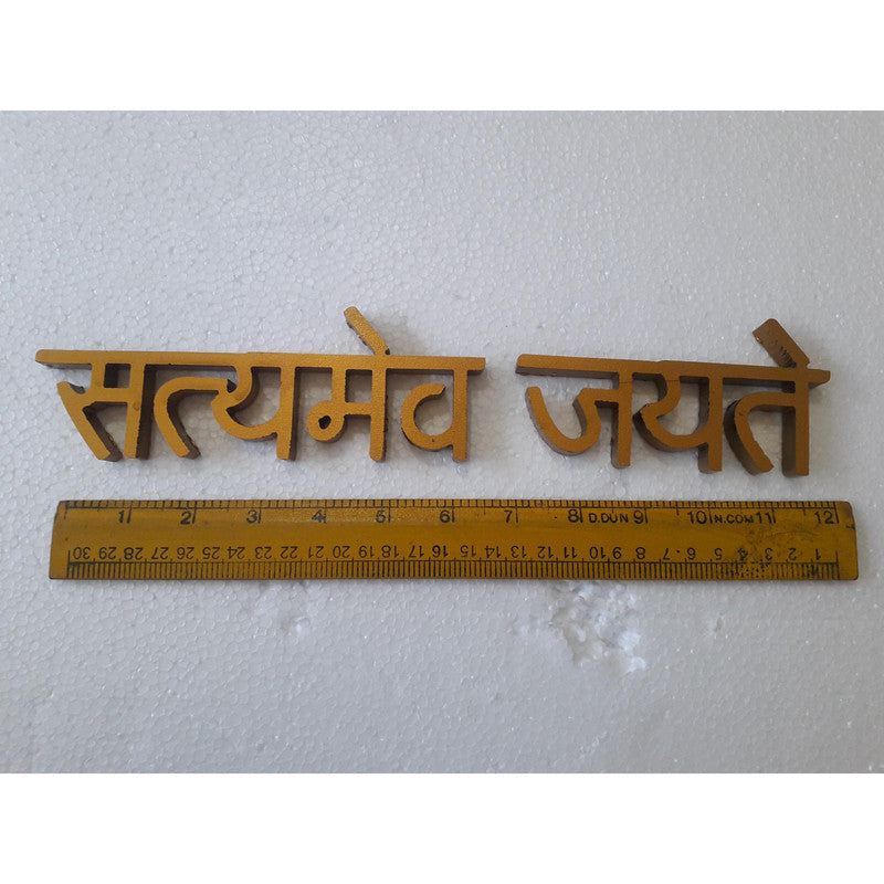 Indian SATY ME JAYTE Wall Letters - 1 Feet X 2.50 Inches - Solid (3796)