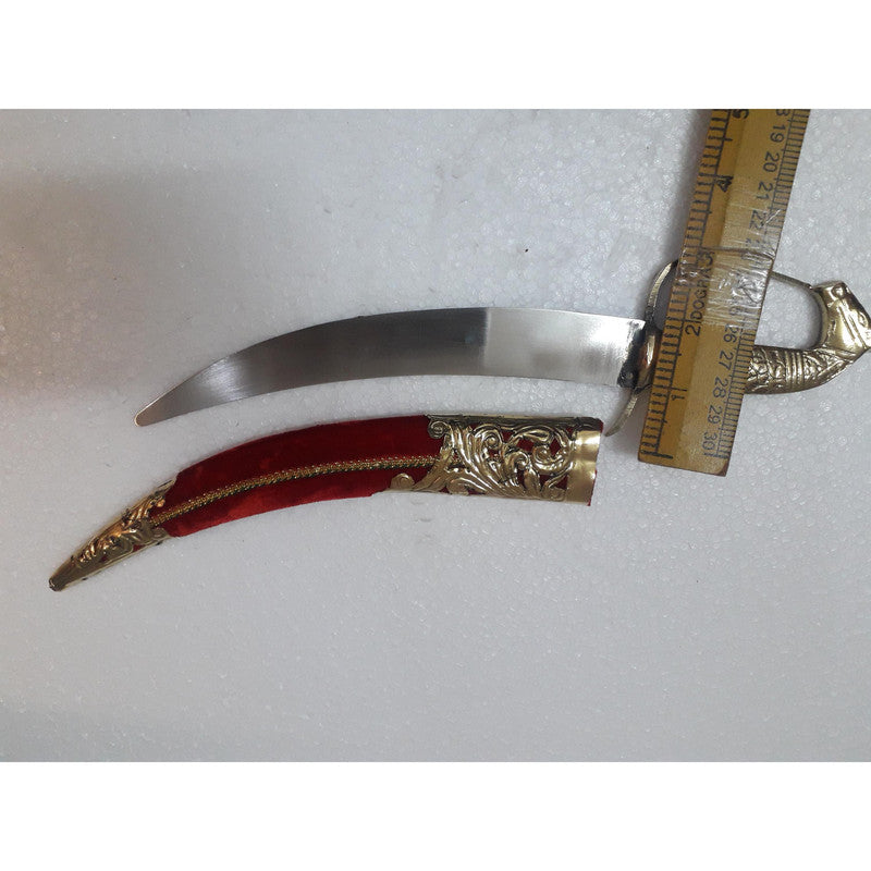 Brass Princely Small Traditional Katar for Wedding (3808)