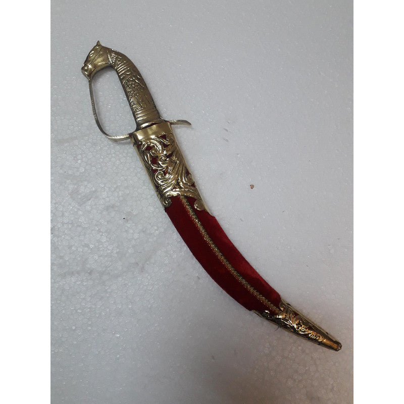 Brass Princely Small Traditional Katar for Wedding (3808)