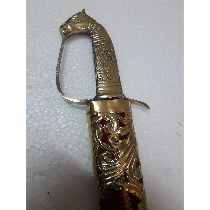 Brass Princely Small Traditional Katar for Wedding (3808)