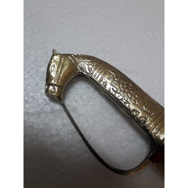 Brass Princely Small Traditional Katar for Wedding (3808)