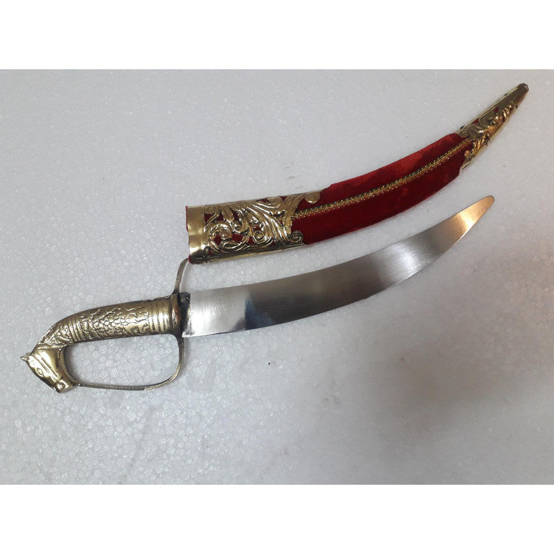 Brass Princely Small Traditional Katar for Wedding (3808)