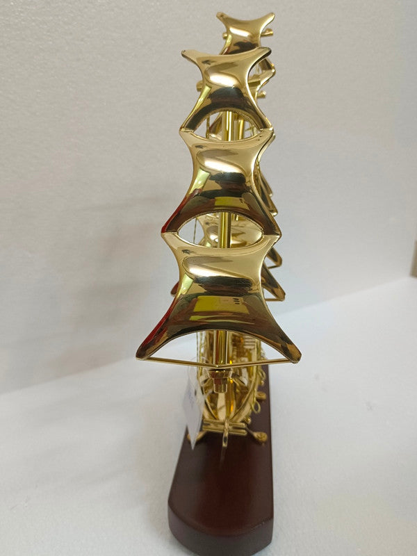Large Brass Boat for Home DÃ©cor - Rare Collection (3855)