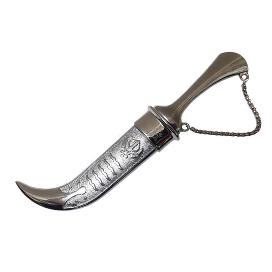 Stainless Steel Sikh Siri Sahib Taksali Singh Gold Plated (388)