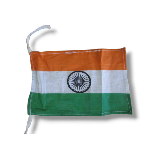 Pack of 20 pieces Indian NATIOINAL FLAG - POLYSTER- India - 7 x 5 Inches (5204)