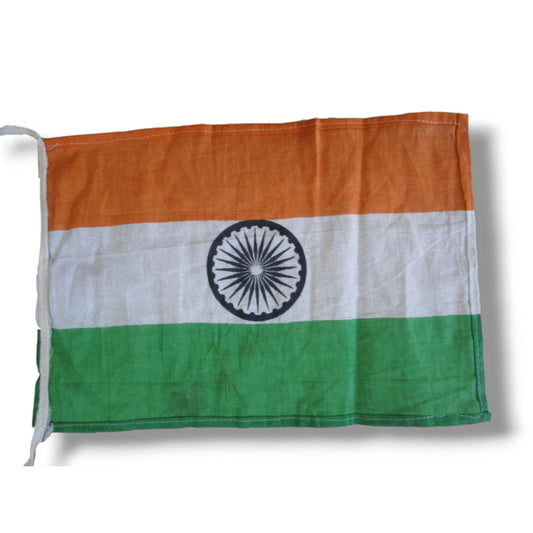Pack of 10 pieces Indian NATIOINAL FLAG - POLYSTER- India - 12 x 8 Inches. (5205)