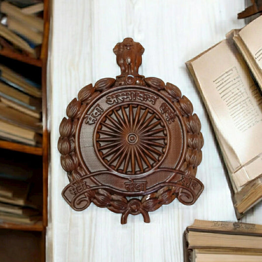 INDIAN ARMY SERVICE CORPS Crests Wooden Plaque Badge - 12 Inches - 3D Engraving - SENA SEVA CORE (5401)